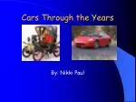 Cars Through the Years