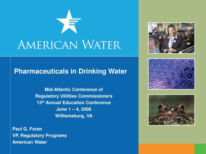 pharmaceuticals in drinking water