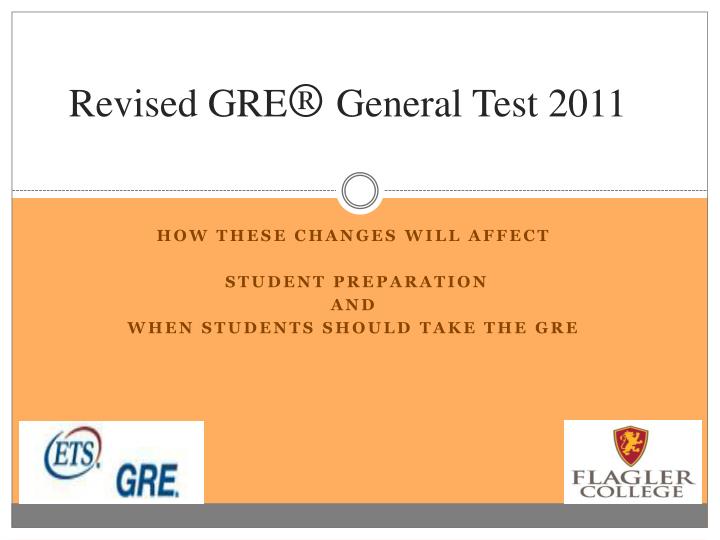 revised gre general test 2011