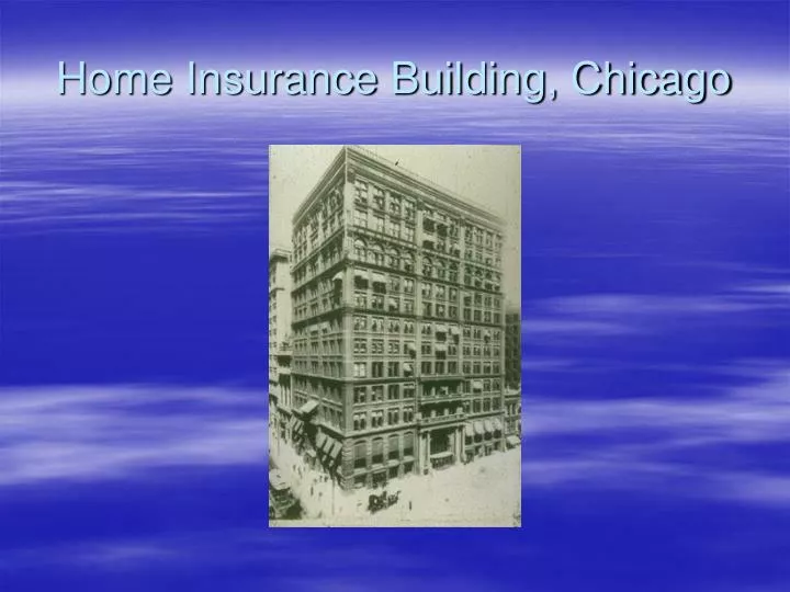 home insurance building chicago