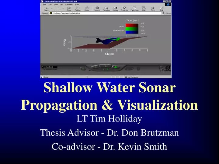 shallow water sonar propagation visualization