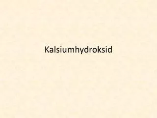 Kalsiumhydroksid