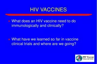 HIV VACCINES