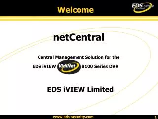 netCentral Central Management Solution for the