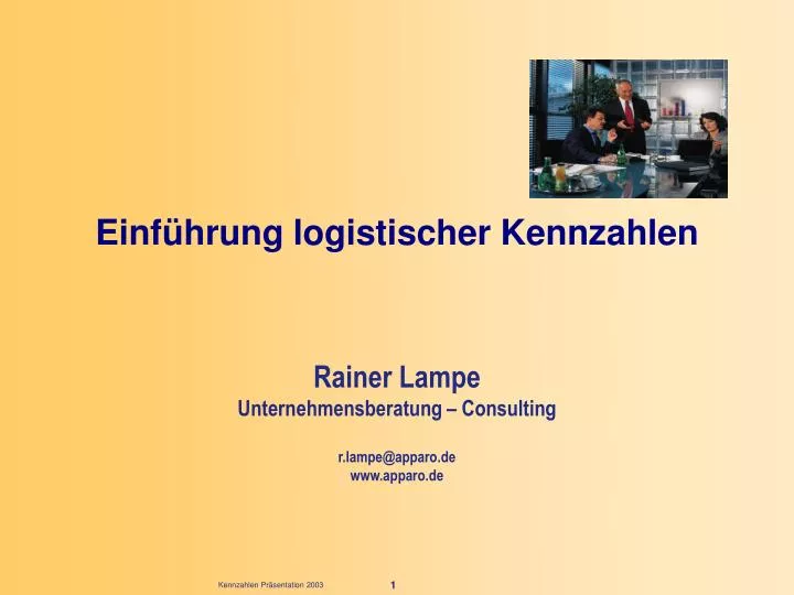 einf hrung logistischer kennzahlen