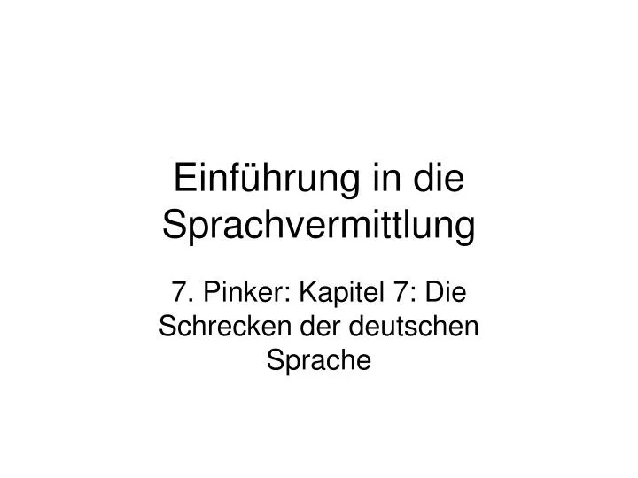 einf hrung in die sprachvermittlung