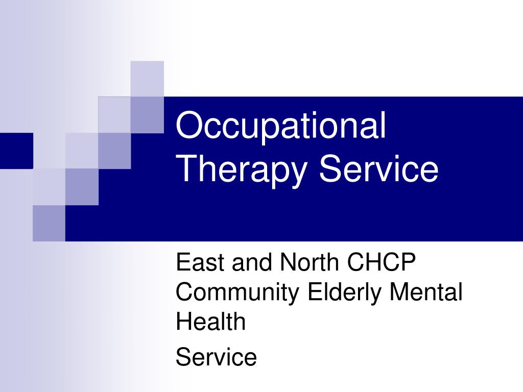 PPT - Occupational Therapy Service PowerPoint Presentation, free ...