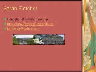 Sarah Fletcher