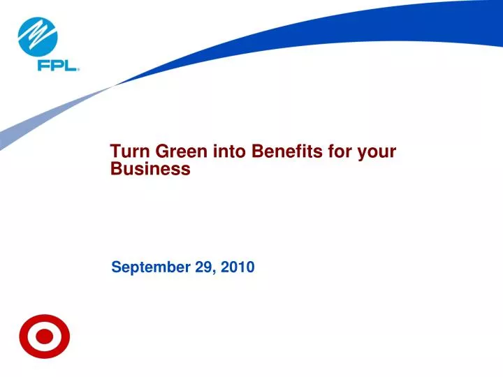 turn green into benefits for your business