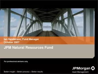 JPM Natural Resources Fund