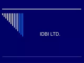 IDBI LTD.
