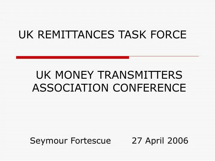uk remittances task force
