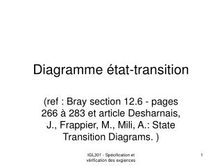 Diagramme état-transition