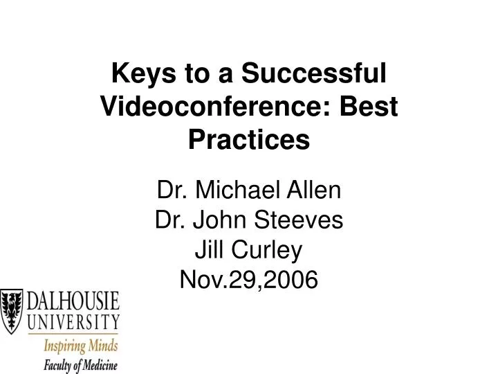 keys to a successful videoconference best practices