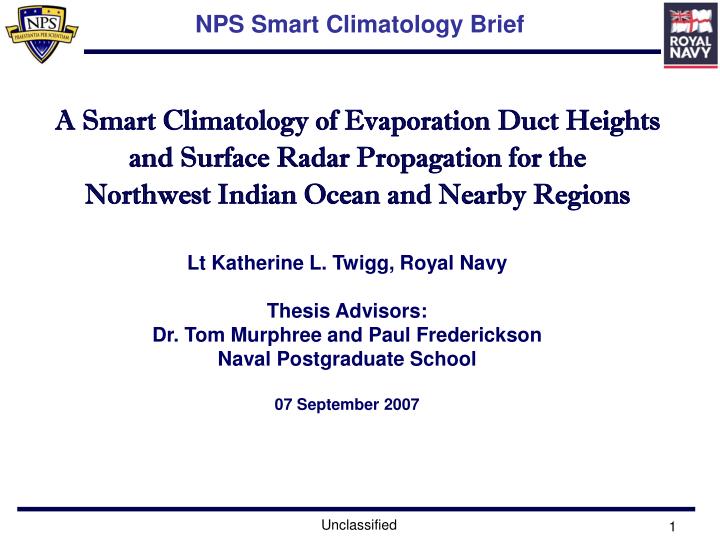 nps smart climatology brief
