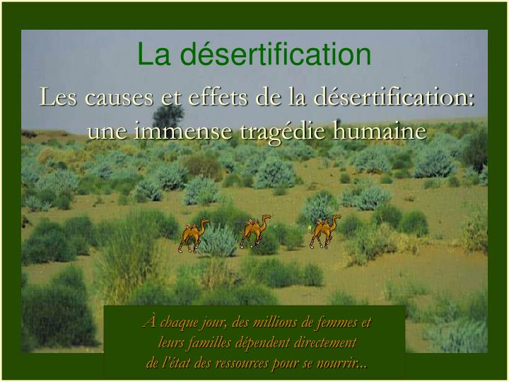 la d sertification