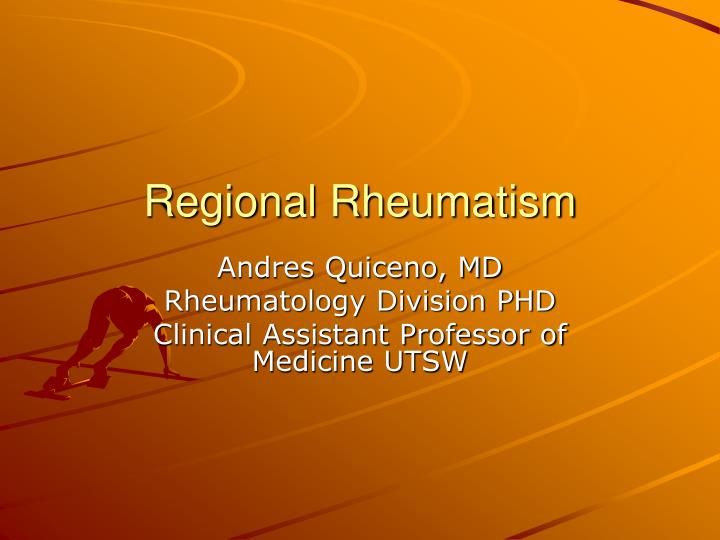 regional rheumatism
