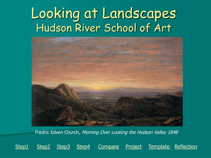 looking at landscapes hudson river school of art