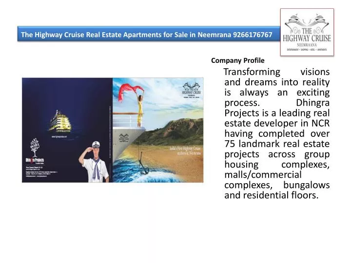 the highway cruise real estate apartments for sale in neemrana 9266176767