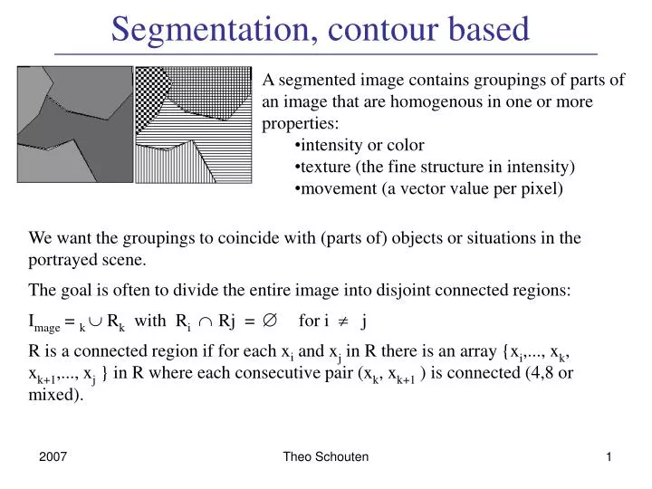 segmentation contour based