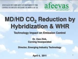 MD/HD CO 2 Reduction by Hybridization &amp; WHR