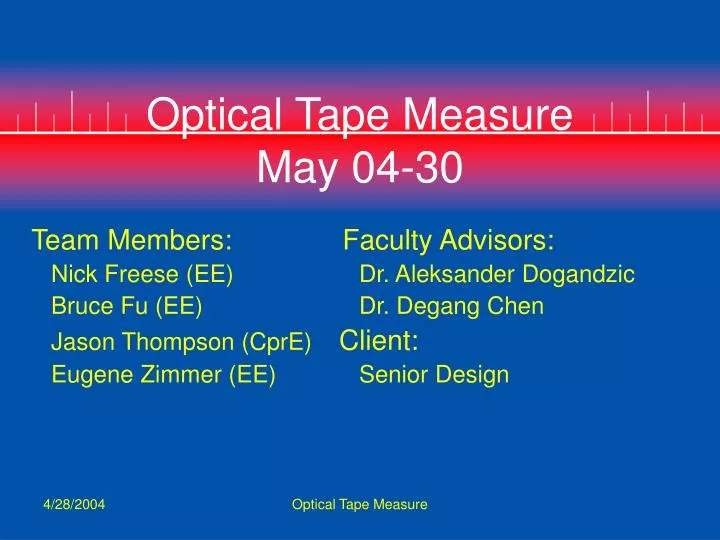 optical tape measure may 04 30
