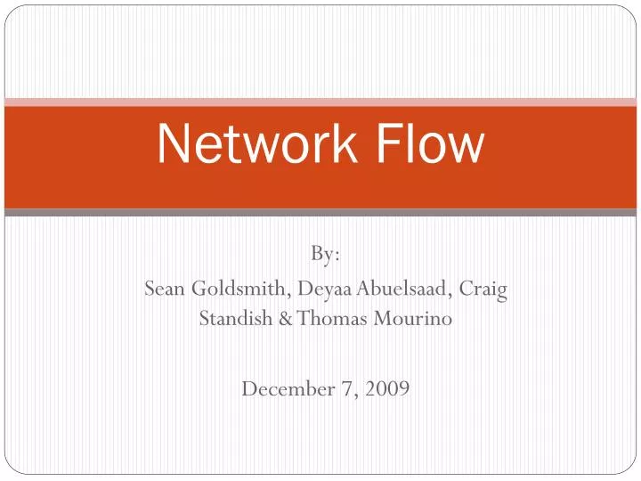 network flow