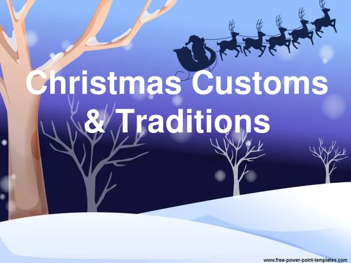 christmas customs traditions
