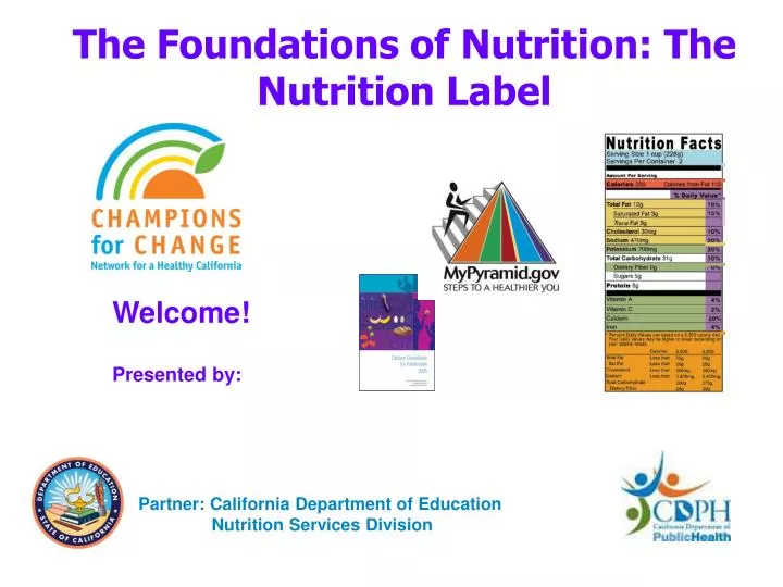 the foundations of nutrition the nutrition label