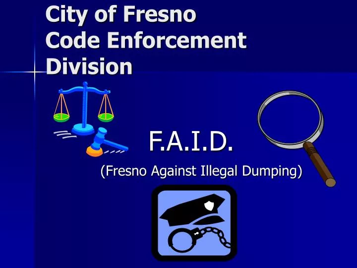 city of fresno code enforcement division