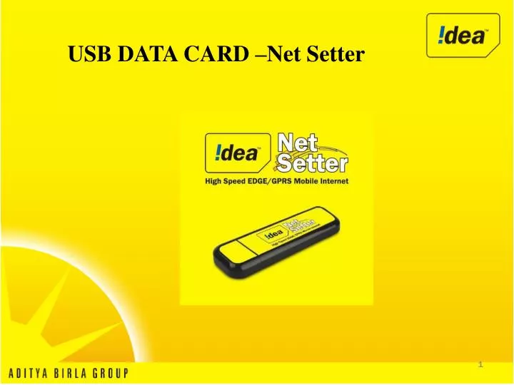 usb data card net setter