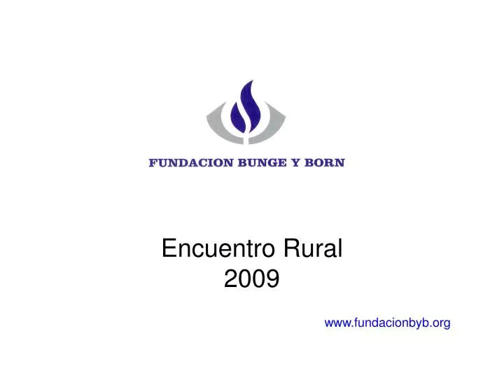 encuentro rural 2009