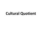 Cultural Quotient - slide 1