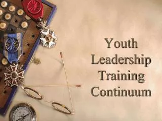Youth Leadership Training Continuum