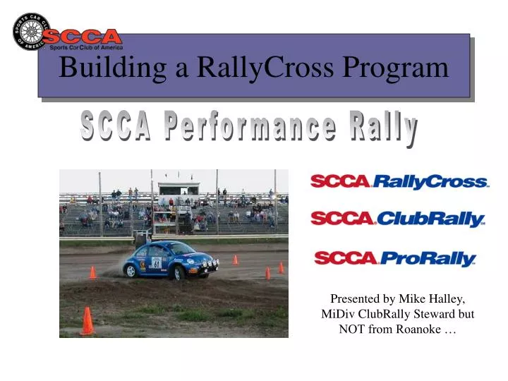building a rallycross program