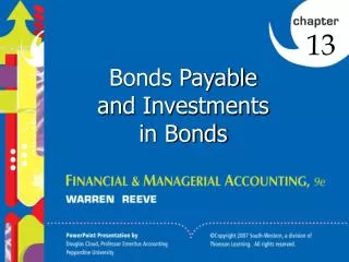 Bonds Payable and Investments in Bonds