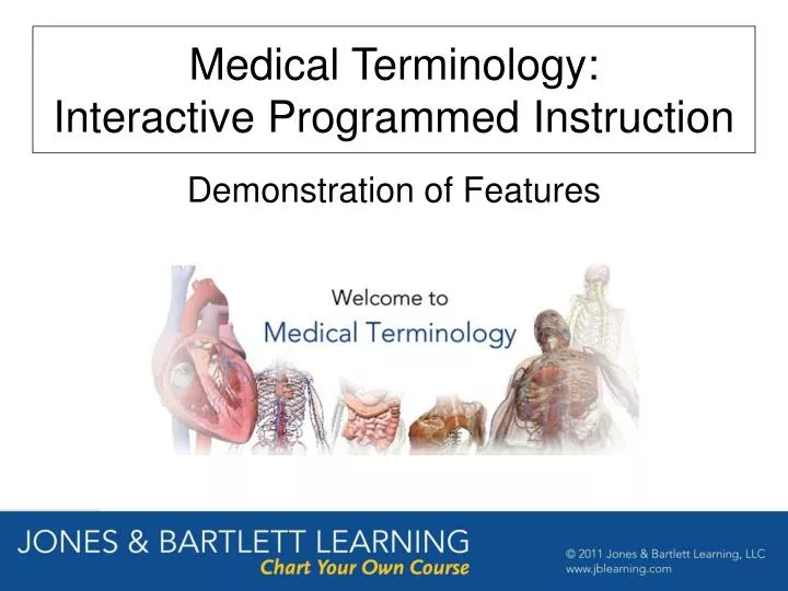 medical terminology interactive programmed instruction