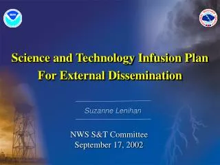 Science and Technology Infusion Plan For External Dissemination
