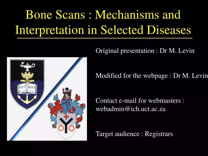bone scans mechanisms and interpretation in selected diseases