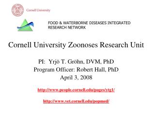FOOD &amp; WATERBORNE DISEASES INTEGRATED RESEARCH NETWORK