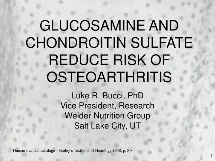 glucosamine and chondroitin sulfate reduce risk of osteoarthritis