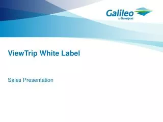 ViewTrip White Label