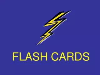 FLASH CARDS