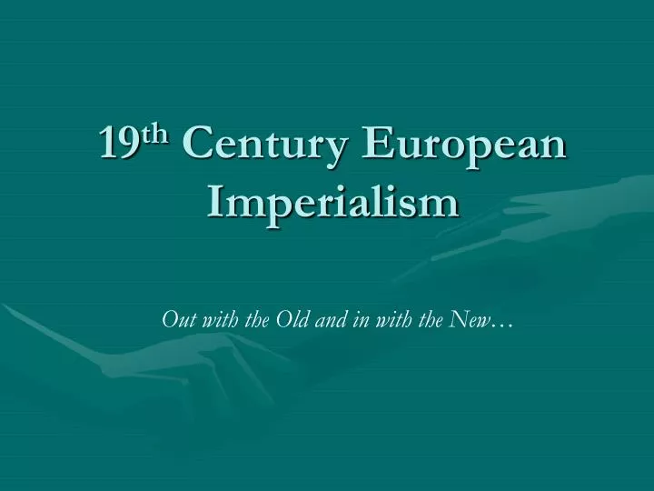 19 th century european imperialism