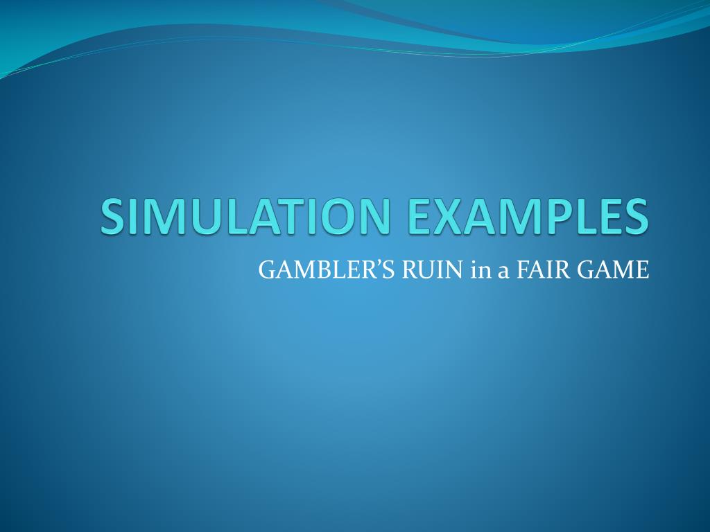 Sentence Using Simulate PPT - SIMULATION EXAMPLES PowerPoint Presentation, free download - ID ...