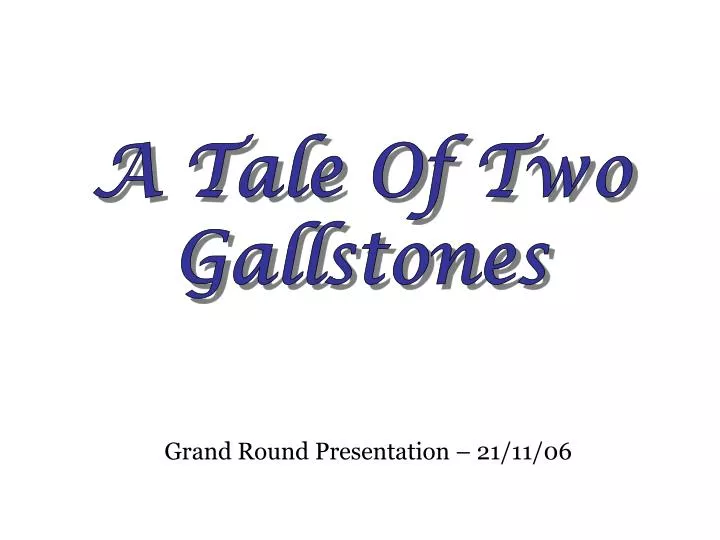 grand round presentation 21 11 06