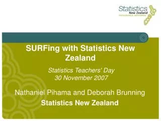 SURFing with Statistics New Zealand