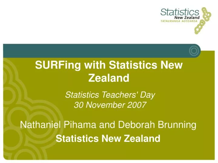 surfing with statistics new zealand