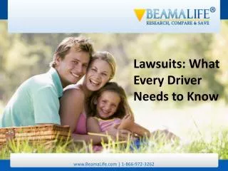 Lawsuits What Every Driver Needs to Know