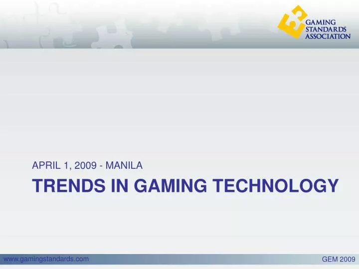 trends in gaming technology